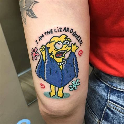 lisa simpson tattoo|simpsons girl tattoos.